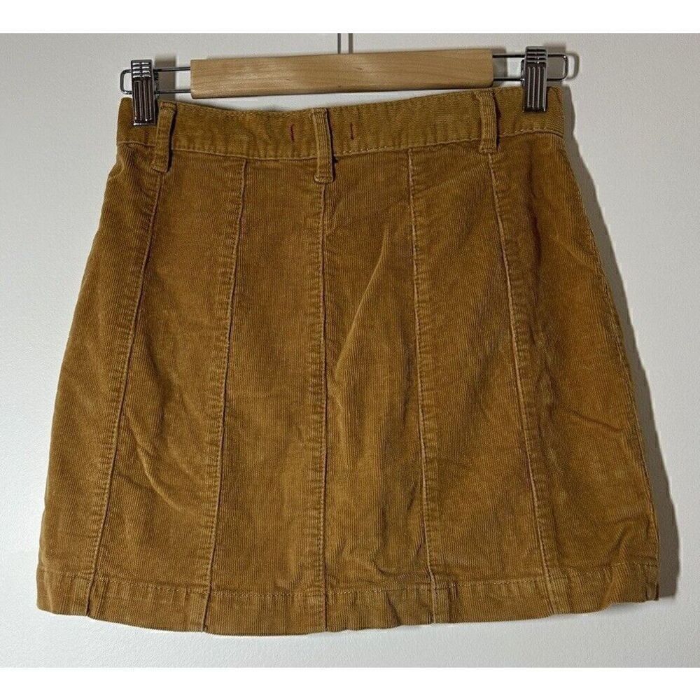 Urban Outfitters BDG Women's Size 4 Corduroy Mini Skirt Button Front - Picture 2 of 4